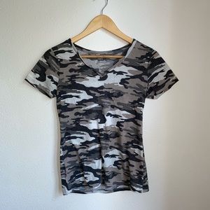 Camouflage Rue21 V-Neck T-Shirt